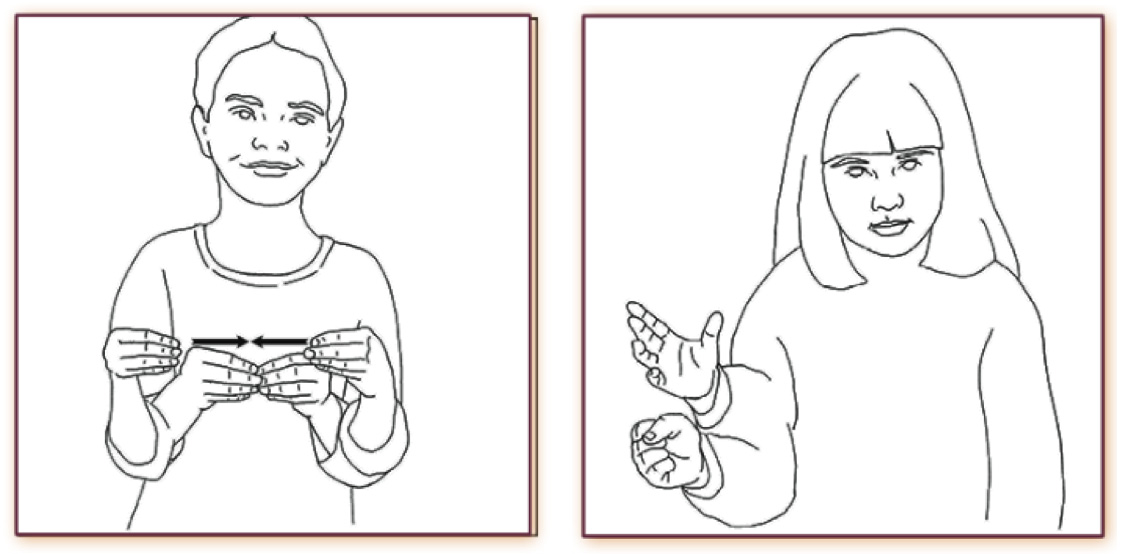 Illustrations of Sign Language