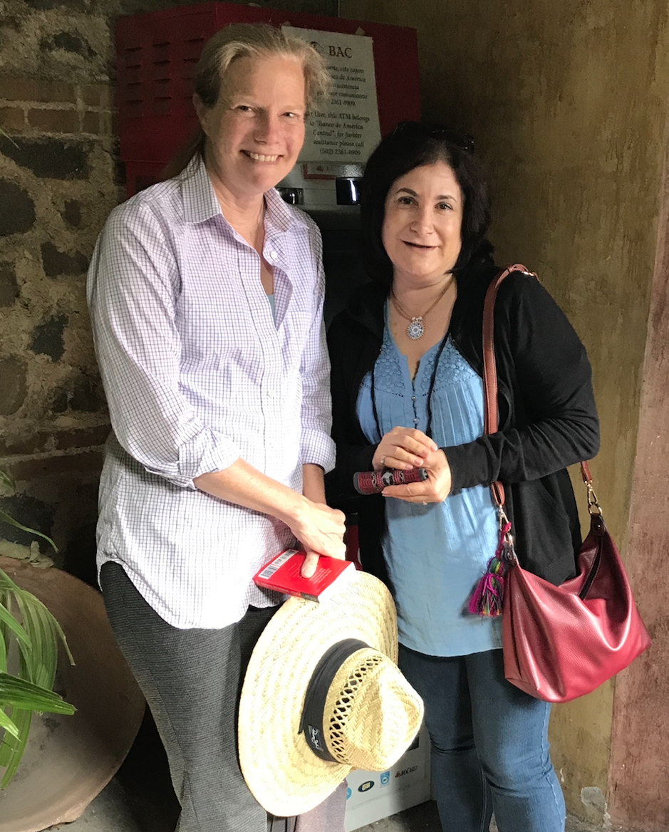 Joan Salwen and her Spanish teacher, Maria Cristina Urruela