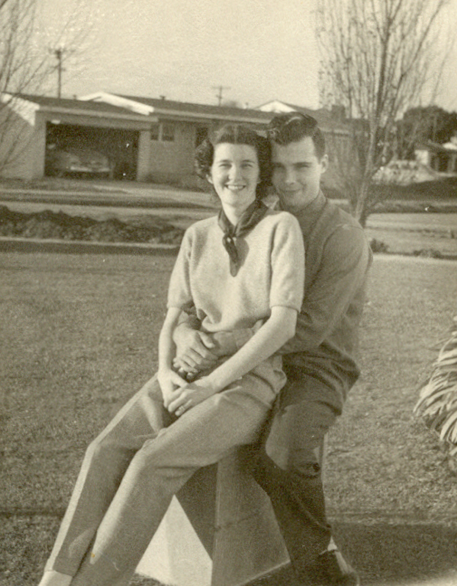 Kris’s mother and father early in their marriage. 